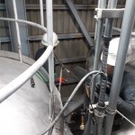 落下防止ネット設置工事