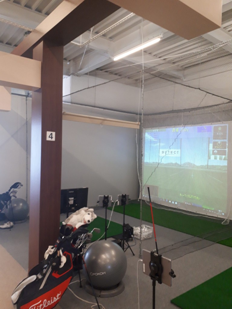 インドアゴルフネット設置工事