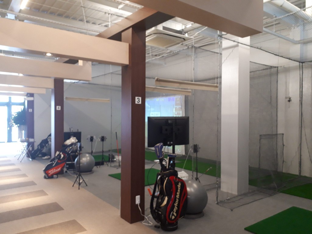インドアゴルフネット設置工事