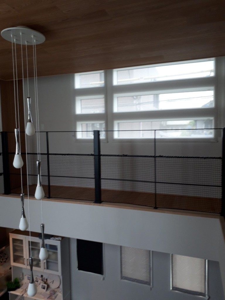 落下防止ネット設置工事