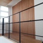 落下防止ネット設置工事