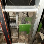 昇降ワイヤー交換工事