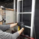 昇降ワイヤー交換工事