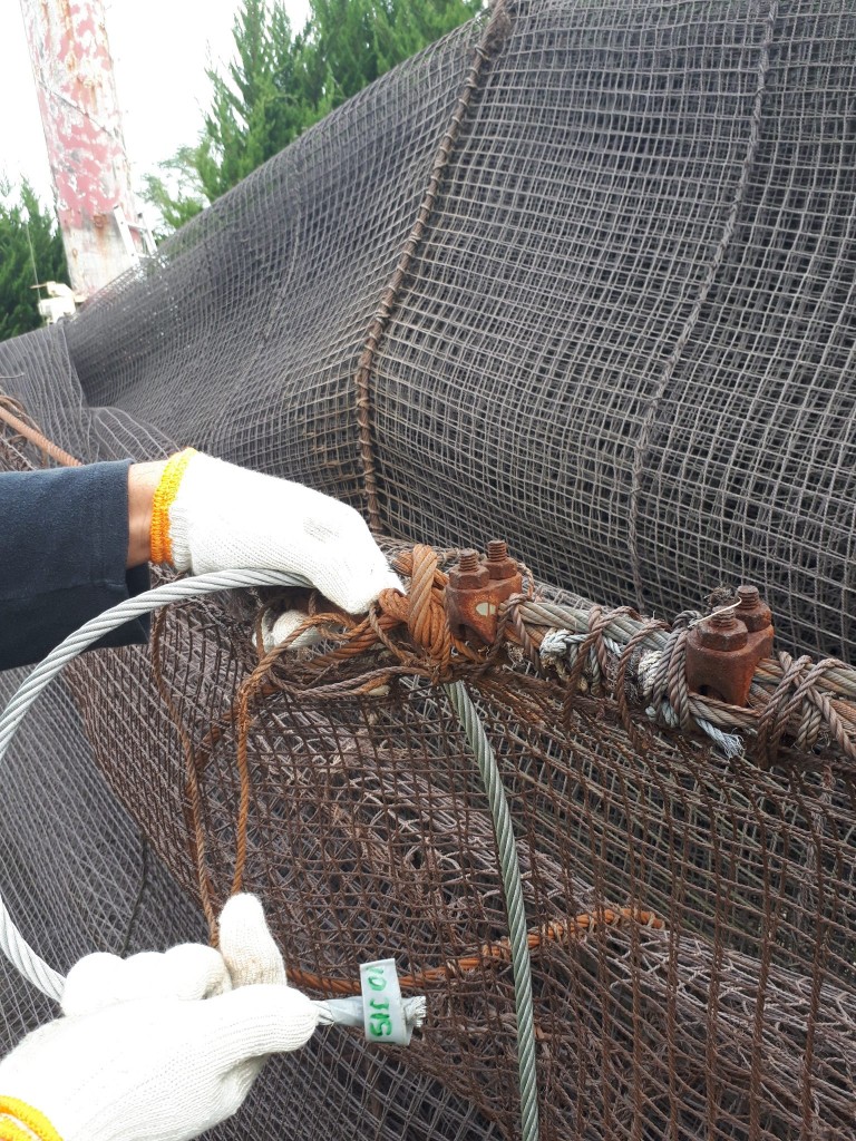 ワイヤー交換工事