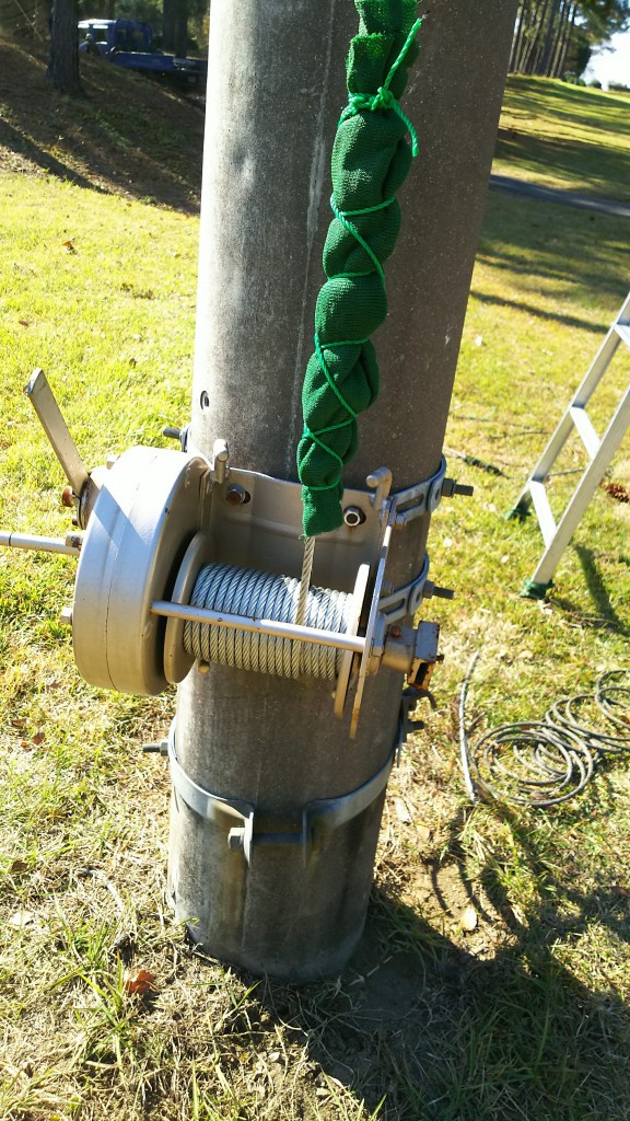 ワイヤー交換工事