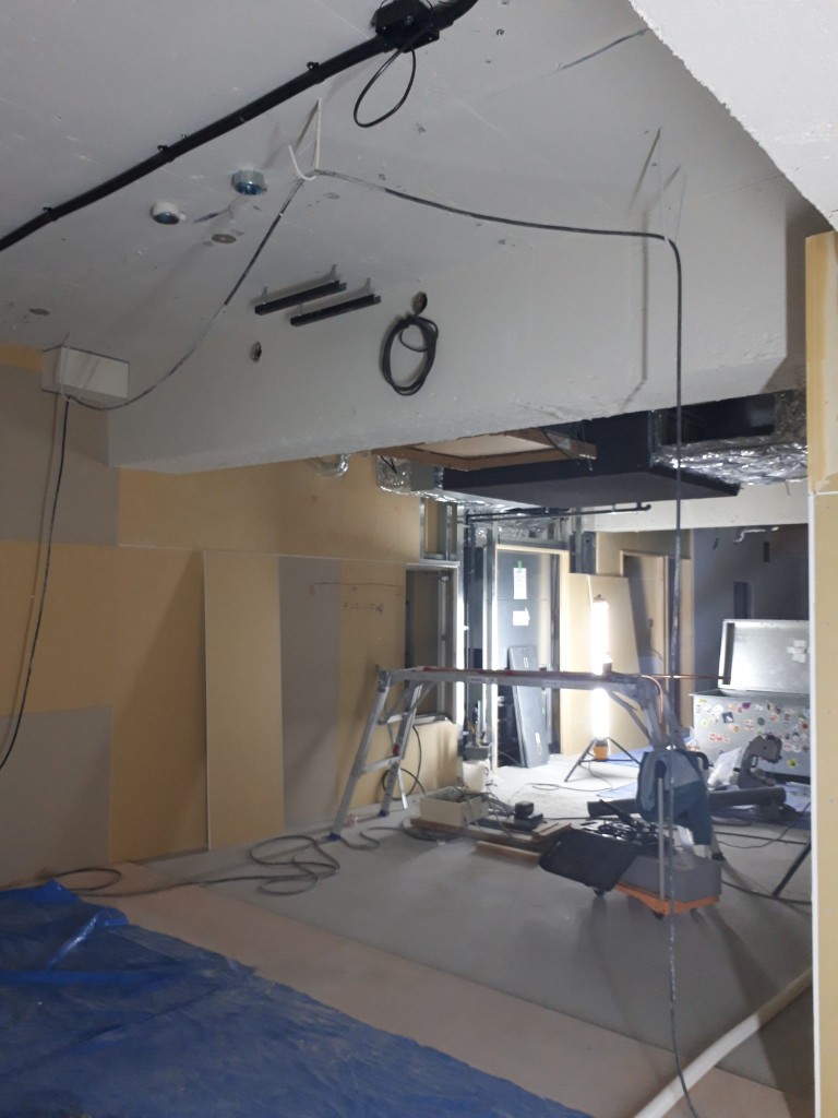 シュミレーションゴルフネット設置工事