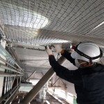 剥落防止ネット設置工事