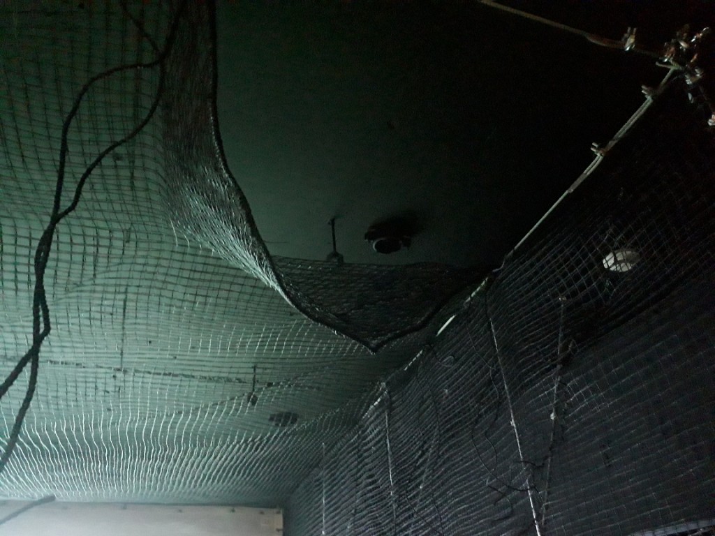 シュミレーションゴルフネット設置工事