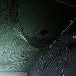 シュミレーションゴルフネット設置工事