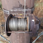 手動ウィンチ交換工事