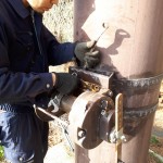 手動ウィンチ交換工事