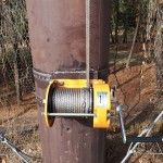 手動ウィンチ交換工事