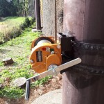 手動ウィンチ交換工事