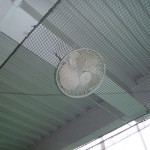 打席内扇風機交換工事