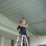 打席内扇風機交換工事