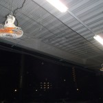 打席内扇風機交換工事