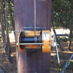 手動ウィンチ交換工事