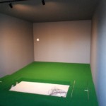 個人宅シュミレーションゴルフネット設置工事