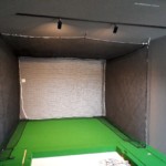 個人宅シュミレーションゴルフネット設置工事