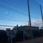 防球ネット補修工事