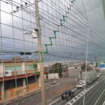 防球ネット補修工事