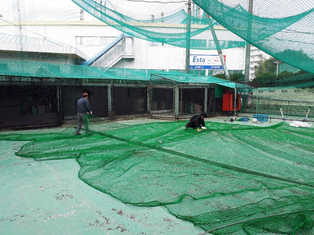 ネット張替工事