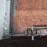 落下防止ネット設置工事