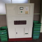 ボール販売機入替工事