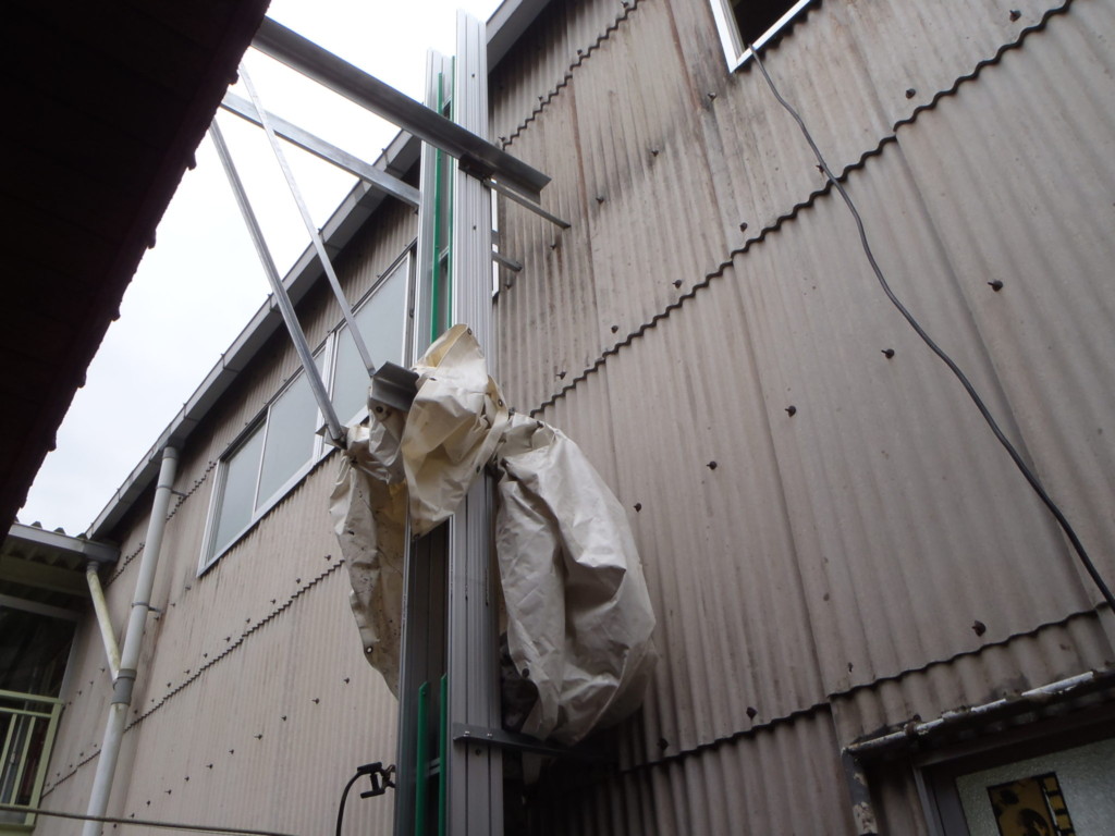 送球装置（縦コンベア）新設工事