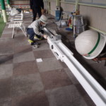 送球装置（横コンベア）新設工事