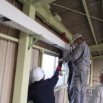 送球装置（横コンベア）新設工事