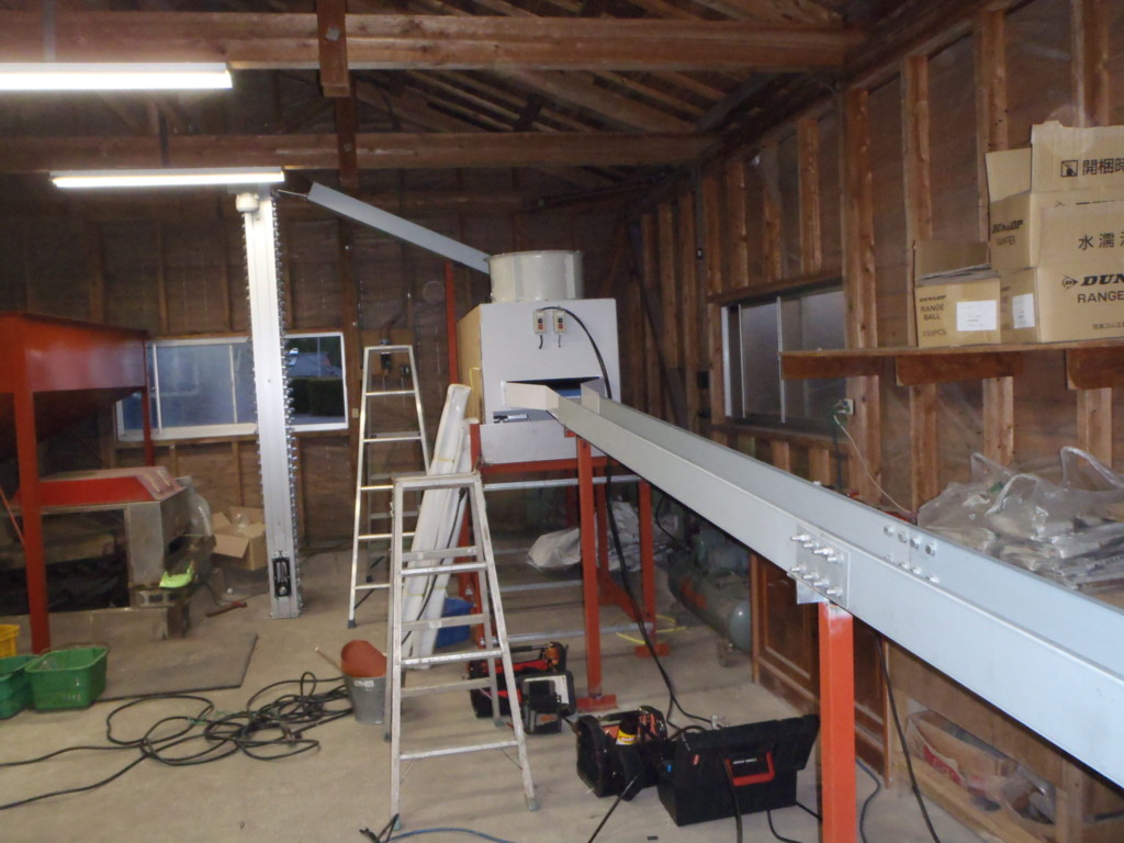 ボール洗浄機入替工事