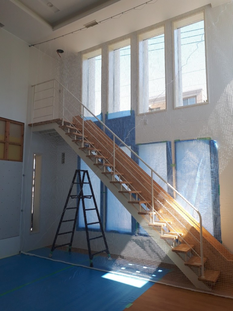 個人宅 仕切ネット設置工事