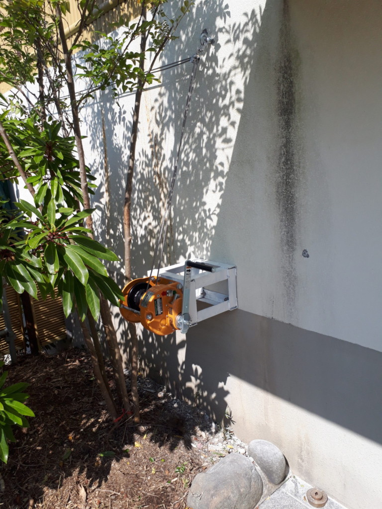 目隠しネット増設工事