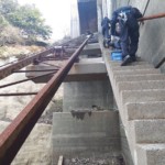 落下防止ネット設置工事