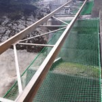 落下防止ネット設置工事