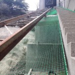 落下防止ネット設置工事