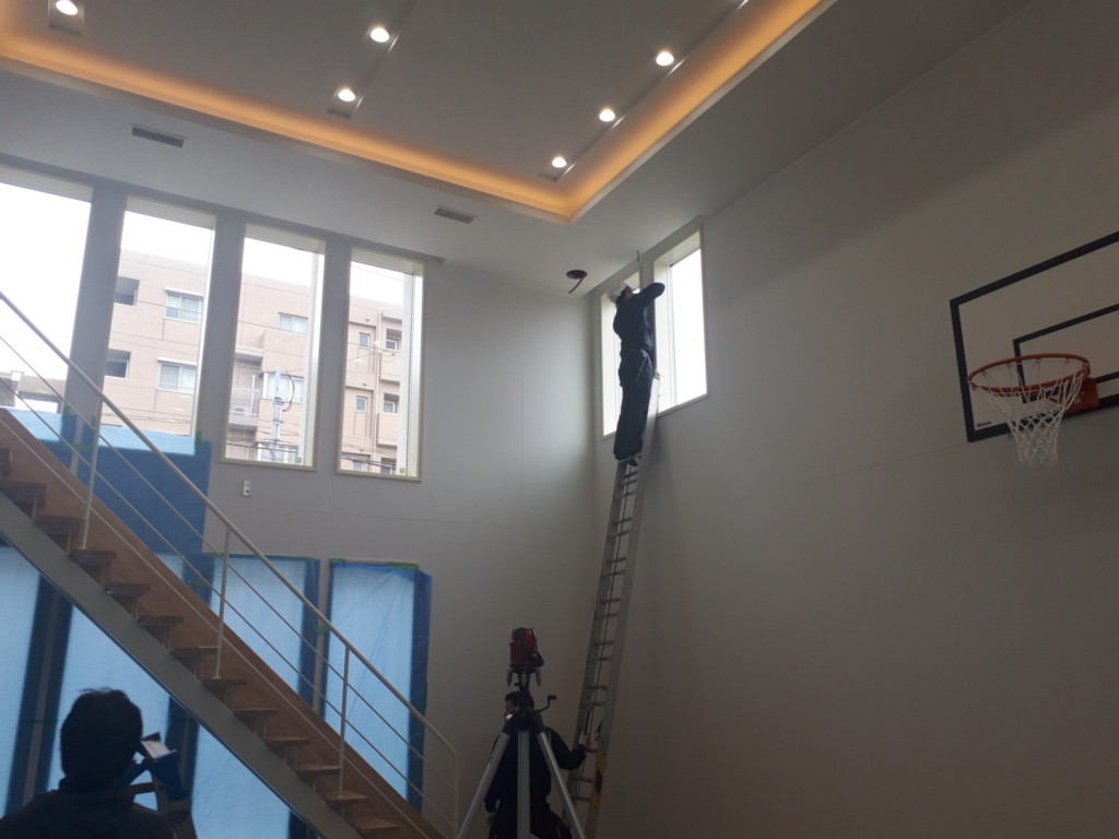 個人宅 仕切ネット設置工事