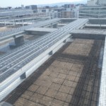 落下防止ネット設置工事