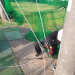 コンクリート柱支線交換工事