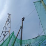 コンクリート柱支線交換工事