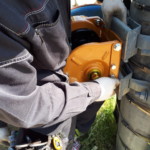 手動ウインチ交換工事