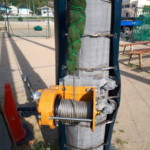 手動ウインチ交換工事