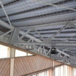 天井防球ネット設置工事