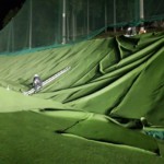 法面人工芝貼り工事