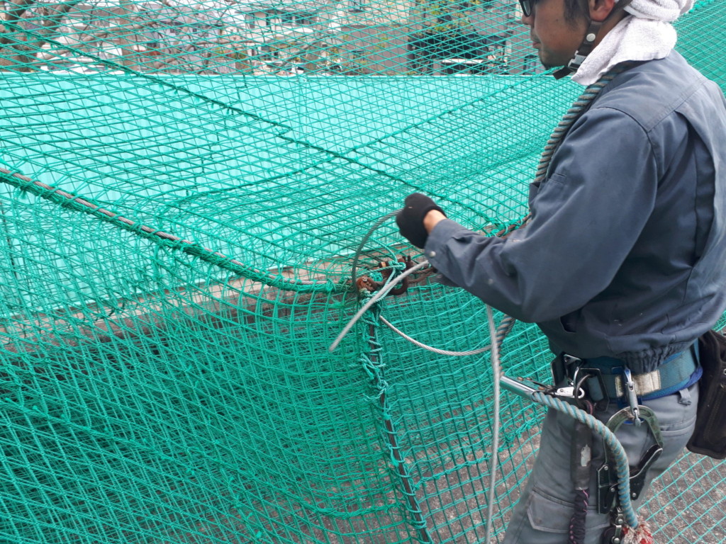 巻きワイヤー交換工事