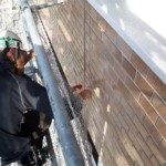 剥落防止ネット設置工事