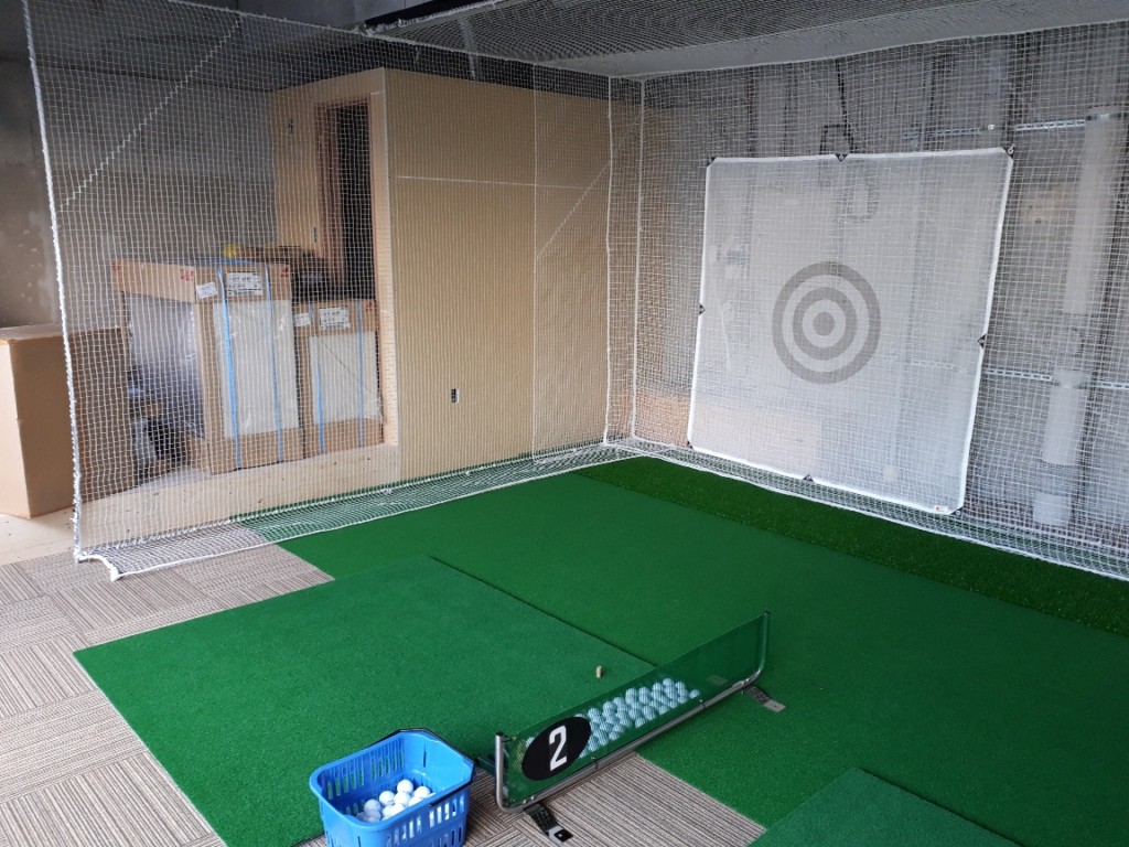 インドアゴルフ設置工事