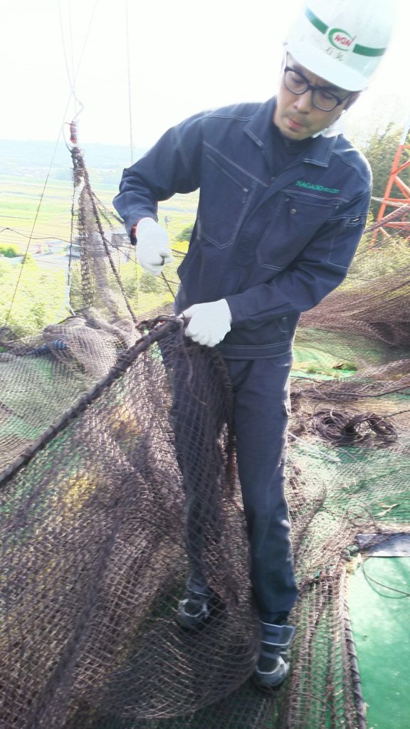 サイドネット張替工事