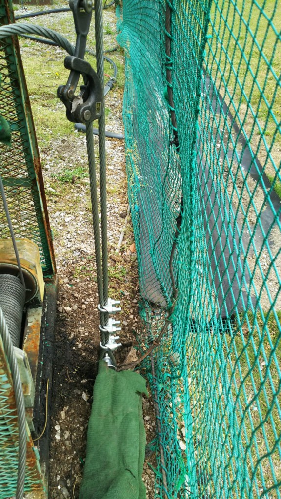 ガイドワイヤー交換工事